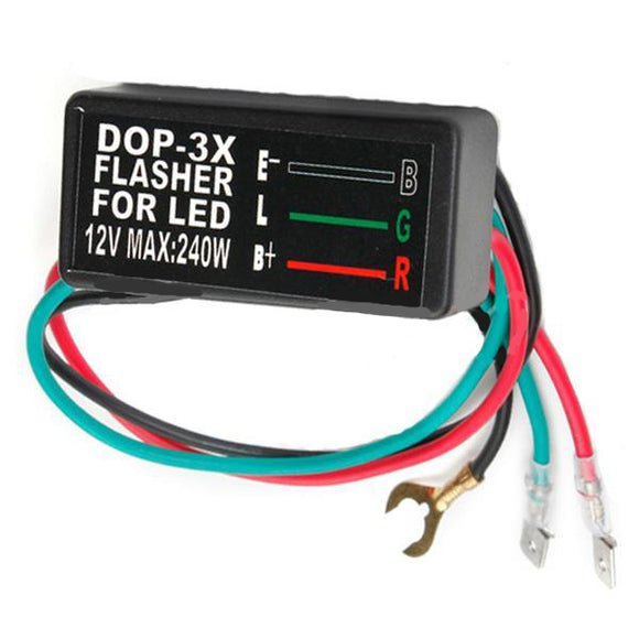 12V Universal Motorcycle Turn Signal Indicator Flasher Blinker Relay