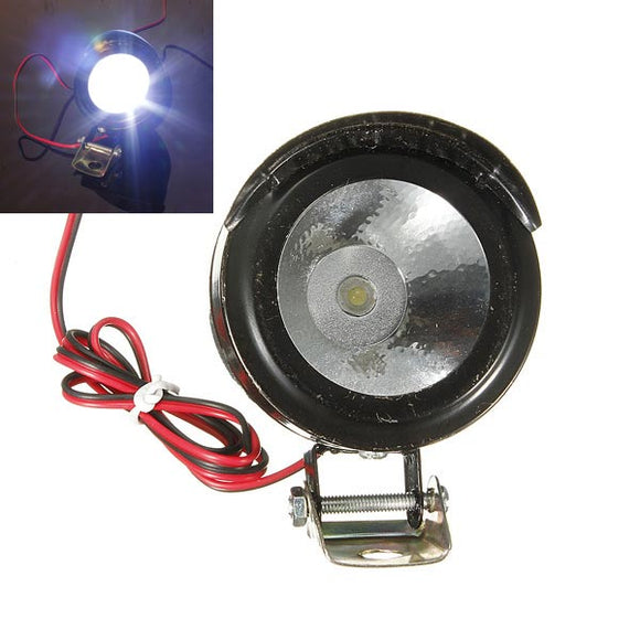 Motorcycle E-Bike Car LED Spot Lightt Headlight 12V-80V 3W Universal