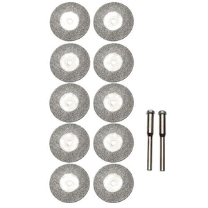 10pcs 25mm Diamond Grinding Wheel Slice Dremel Accessories for Rotary Tools