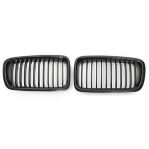 Pair Front Kidney Grills Grilles For BMW E38 7 Series 95-01