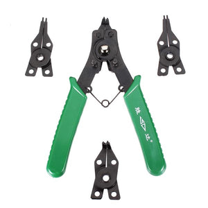 SD Snap Ring Pliers 4 in 1 Retaining Circlip Tool Replaceable Tips