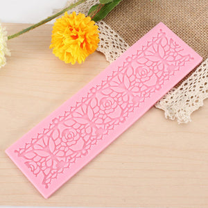 Silicone Lace Mold Chocolate Fandant Cake Decorating Mould