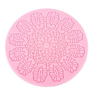 Sunflower Silicone Lace Mold Cake Fondant Baking Mould