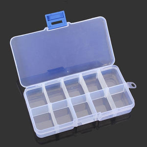 10 Grid Multifunctional Storage Box Adjustable Tool Box Parts Box