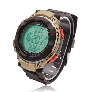 SYNOKE Sport Rubber Army Military Backlight Men Wrist Quartz Watch