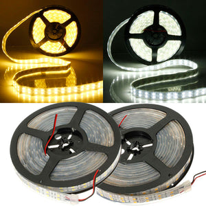 5M Double Row SMD 5050 600Leds LED Strip Light Waterproof 12V