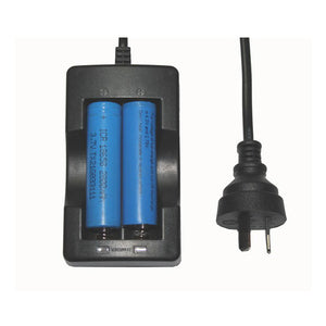 18650 3.7v Li-ion Rechargeable Battery AU Plug Travel Charger