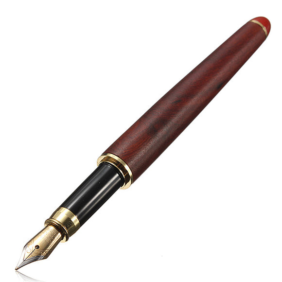 Rosewood Wooden Medium Iridium Nib Fountain Pen