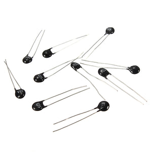 10pcs NTC Thermistor Temperature Sensor 10K OHM MF52-103 3435 1%