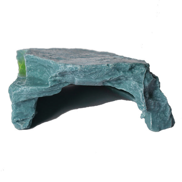 Aquarium Artificial Tortoise Terrace Cave Hole Fish Tank Decoration