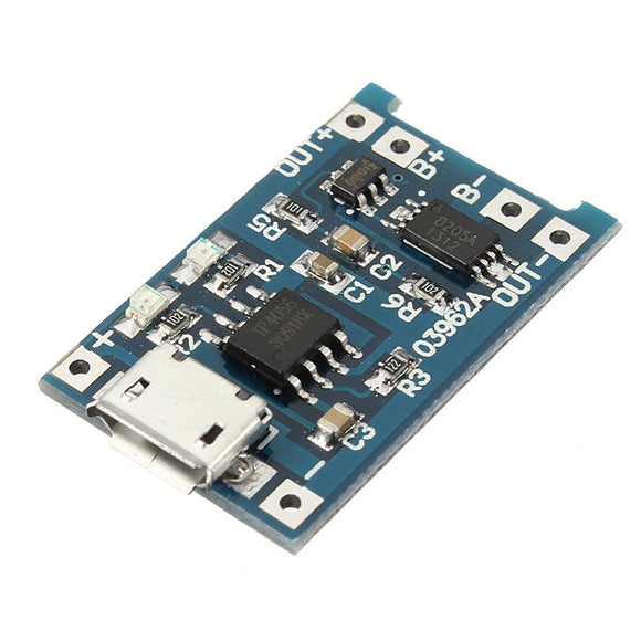 2Pcs USB Lithium Battery Charger Module With Charging And Protection