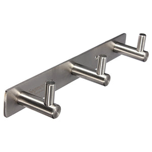 Stainless Steel 3 Hooks Bath Wall Hanger Rack