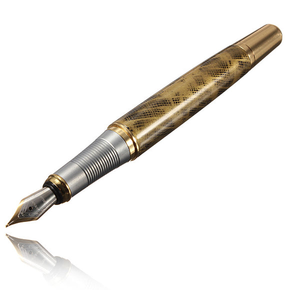 Jinhao250 Frosted Black And Golden M Nib Fountain Pen