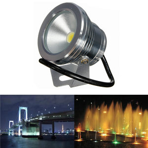 10W Under Water LED Flood Wash Waterproof Spot Lightt Pool Outdooors 12V