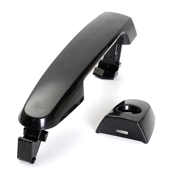 Front Smooth Black Outside Exterior Door Handle For Toyota Camry