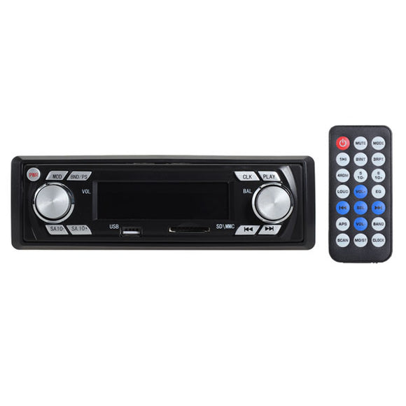 In Dash Stereo LCD SDHC SD Car MP3 Player  FM Radio With USB Host