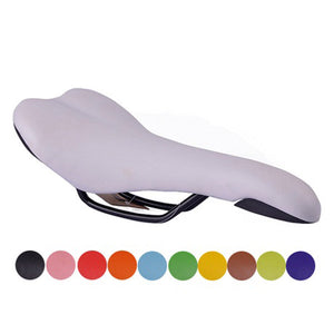 Fixed Gear Bike Saddle Bicycle Cushion Multicolor Leather Seat