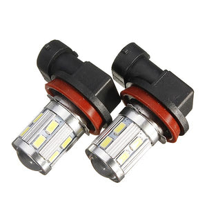 H11 6000K 5630 Chip LED Daytime Running Light Bulbs White