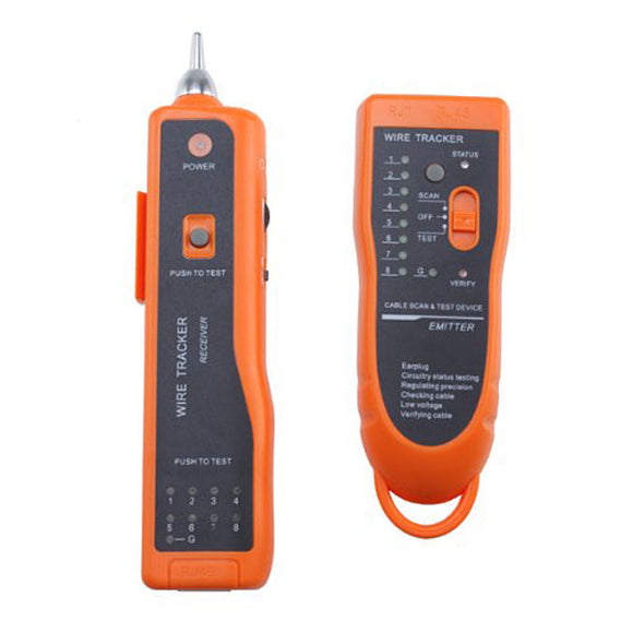 Network Phone Cable Tracker Wire Toner Tracer Tester