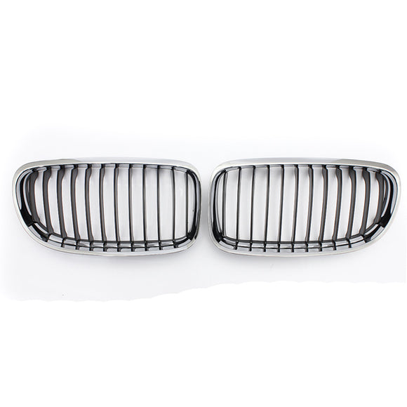 Pair of Front Plated Grille Hood Grille for BMW E90 3 Series 2009-2011