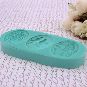 Silicone Roses Love Bird Angel Girl Mold For Chocolate Cake Multifunction Baking Tools