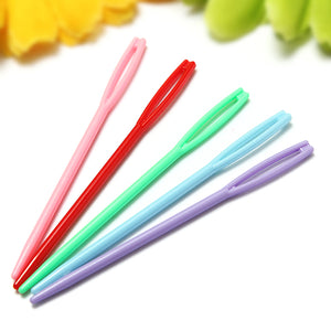 5Pcs Plastic Sewing Cross Stitch Knitting Wool Weave Needle