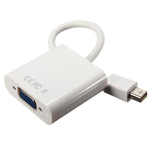 Thunderbolt Mini DP Display Port To VGA Cable Adapter For MacBook