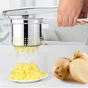 Stainless Steel Potato Ricer Manual Juicer Vegetable Garlic Fruit Lemon Orange Squeezer