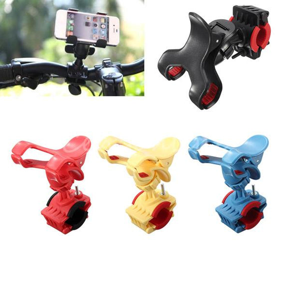 360 Rotatable Bicycle Handlebar Clip Stand Mount Bracket For iPhone