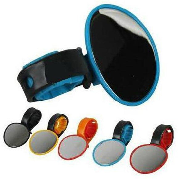 Bicycle Rear View Flexible Mirror Cycling  Handlebar Glass 5 color