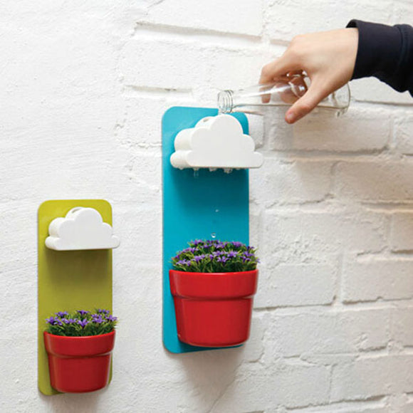 Plastic Creative Clouds Rainy Pot Wall-hung Flower Pot