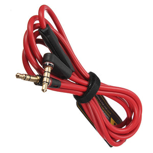 3.5mm L Jack Audio Cable Wire Replacement For Beats Solo And Others