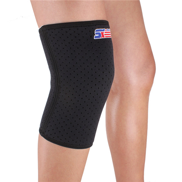 SHUOXIN Ventilate Basketball Knee Pads Elastic Knee Cap Leg Support