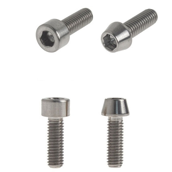 Bicycle Screw Titanium Alloy Bolt M6x18mm for MTB Road Bike