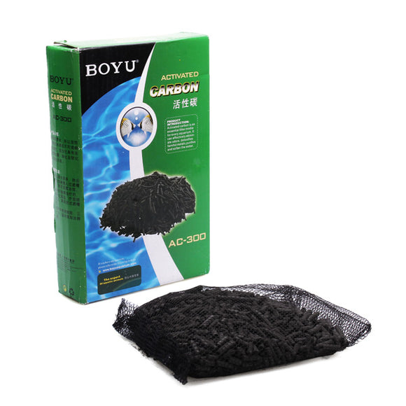 BOYU AC-300 Aquarium Activated Carbon Filter For Fish Tank 300g