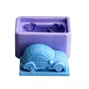 Little Car Shape Cake Mold Silicone Fondant Mould Creative Kitchen Baking Accessories