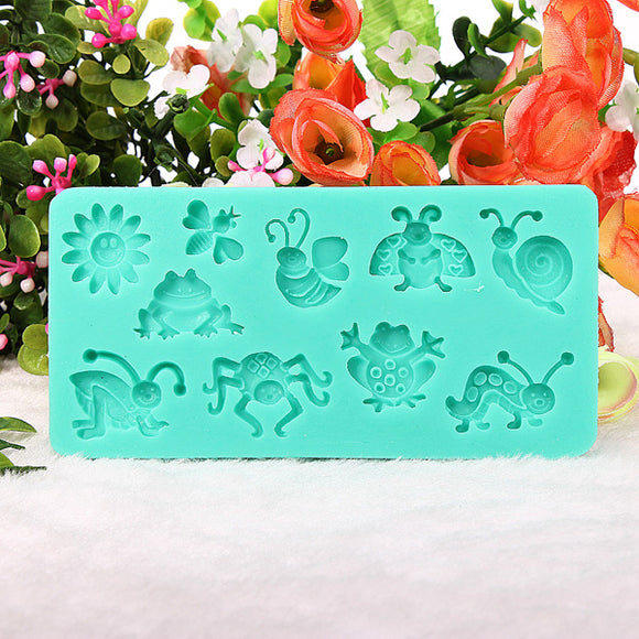 Silicone Insects Bee Cake Mold Fondant Sugar Mould