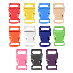 15mm Plastic Contoured Side Release Buckles Bags Belt Fastener