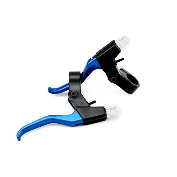 Bicycle Brake Lever Aluminum Alloy Handlebar MTB Road Bike Blue&Black