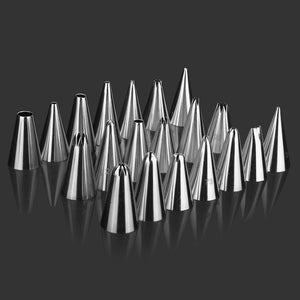 20Pcs Fondant Cake Piping Icing Nozzle Tips Set Sugarcraft Tool Multifunction Kitchen Tools