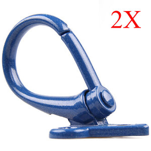 Blue Motorcycle Luggage Hooks Aluminum Scooter