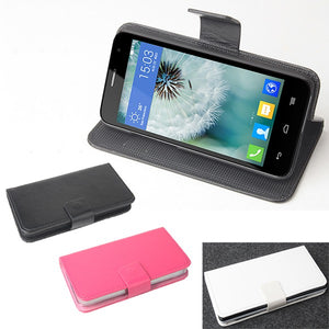 Filp PU Leather Case Cover for One Touch Idol Mini 6012X 6012A 6012W