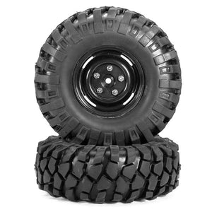 2PCS HOBBY MASTER 1/10 108mm Tires For RC Crawler Car HC12001