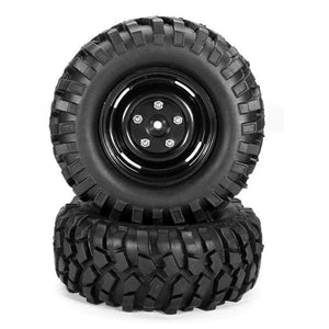 2PCS HOBBY MASTER 1/10 96mm Tires For RC Crawler Car HC12003