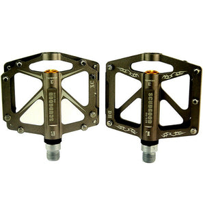 SCUDGOOD Triple Bearings Aluminum Alloy Bicycle Pedals MTB Road Bike