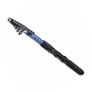 2.1M Portable 6-Section Telescopic Fishing Rod Pole Travel Fishing