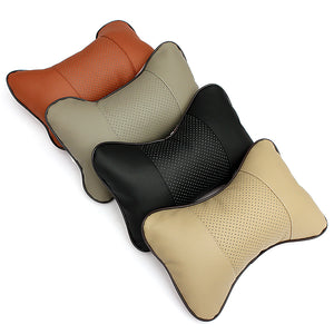 2PCS Breathe Car Auto Seat Head Neck Rest Cushion Head Rest Pillow Pad