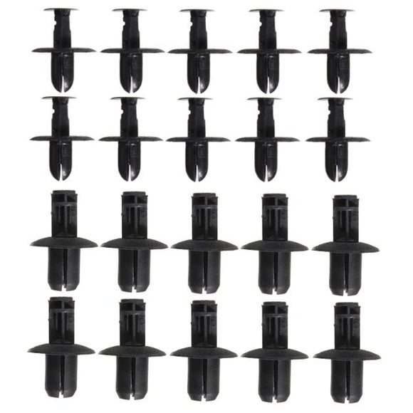 20pcs Motorcycle Fairing Clip Rivets 6mm 8mm Fastener Panel