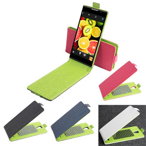 Up-down Flip PU Leather Case for DOOGEE DG2014