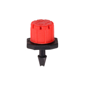 50pcs 8 Outlets Red Drip Adjustable Flow Dripper Micro Sprinklers